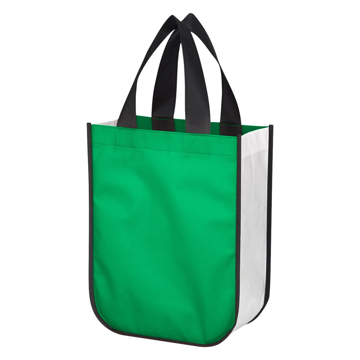 Non-Woven Shopper Tote Bag With 100% RPET Material - Kelly Green