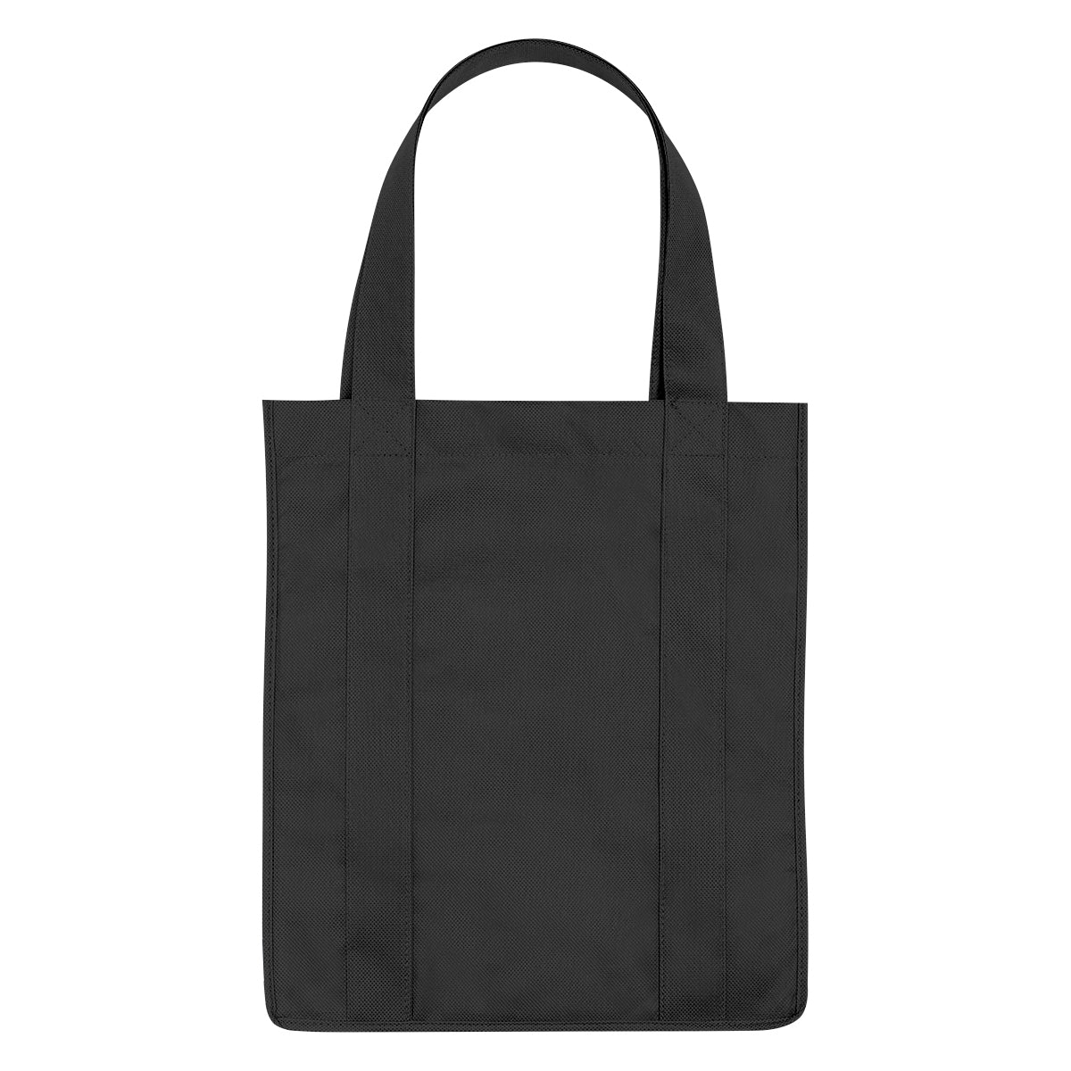 Non-Woven Shopper Tote Bag With 100% RPET Material - Black