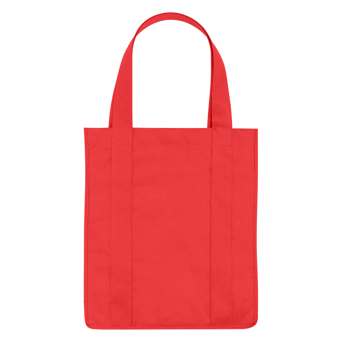 Non-Woven Shopper Tote Bag With 100% RPET Material - Red