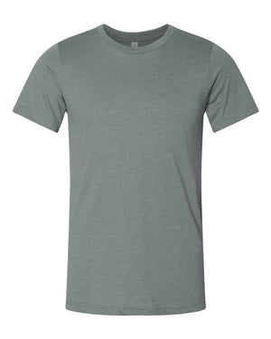 BELLA + CANVAS CVC Jersey Tee - Heather Blue Storm