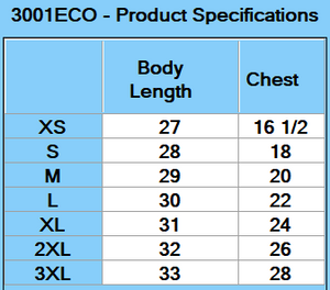 BELLA + CANVAS Unisex ECOmax T-Shirt - Specs