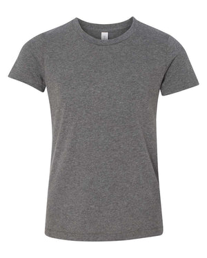 BELLA + CANVAS Youth CVC Jersey T-Shirt - Deep Heather