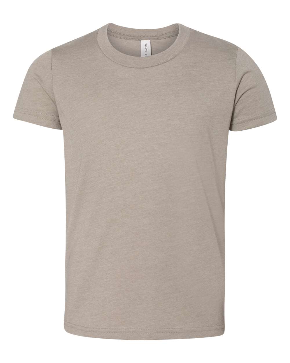 BELLA + CANVAS Youth CVC Jersey T-Shirt - Heather Stone