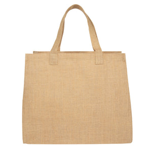 Juliet Jute Tote Bag - Natural