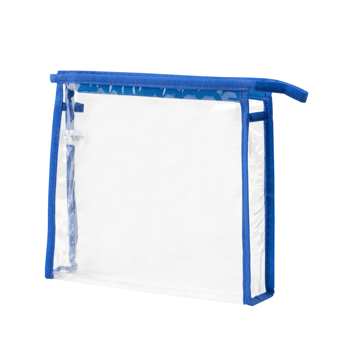 Clarity Toiletry Bag - Blue With Clear