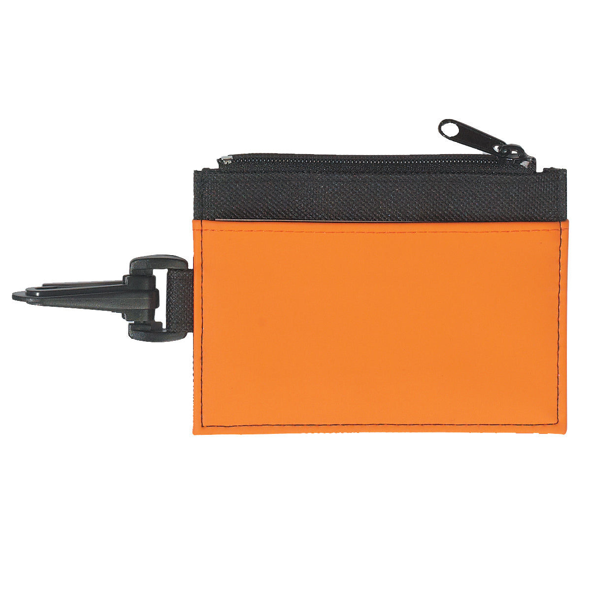 ID Holder - Black With Orange