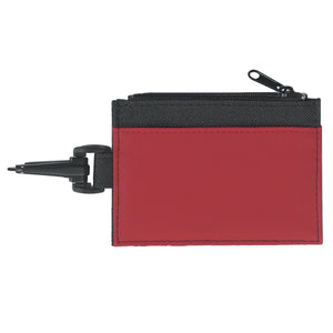 ID Holder - Black With Red