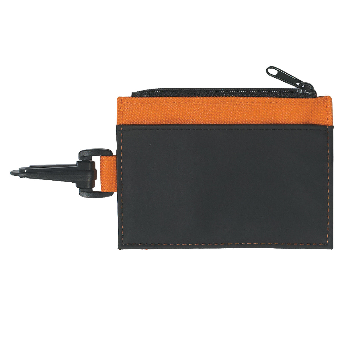 ID Holder - Orange With Black