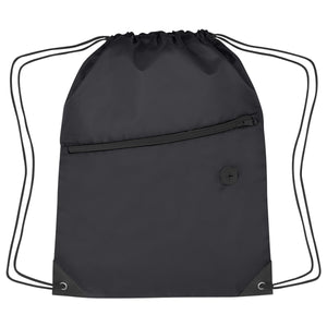Sports Pack with Zipper - Recycled Black