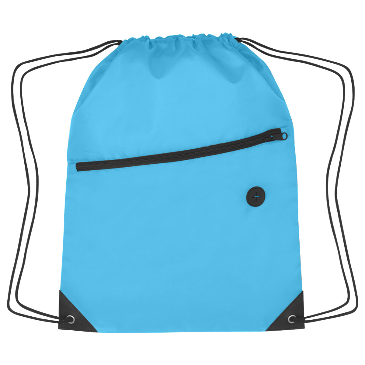 Sports Pack with Zipper - Light Blue
