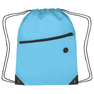 Sports Pack with Zipper - Recycled Light Blue
