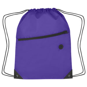 Sports Pack with Zipper - Recycled Purple