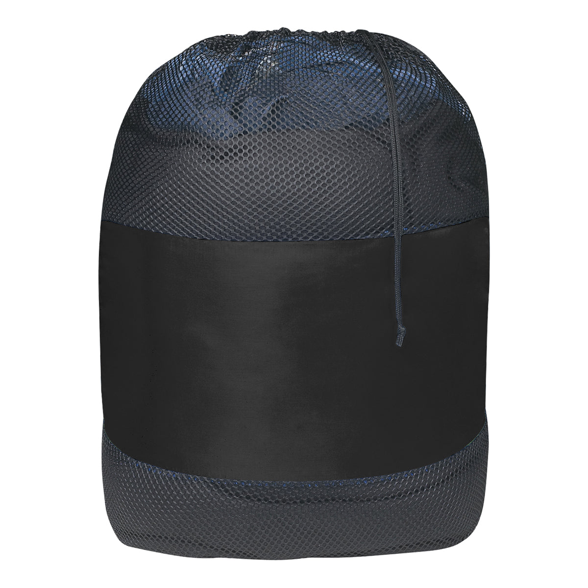 Mesh Laundry Bag - Black With Black