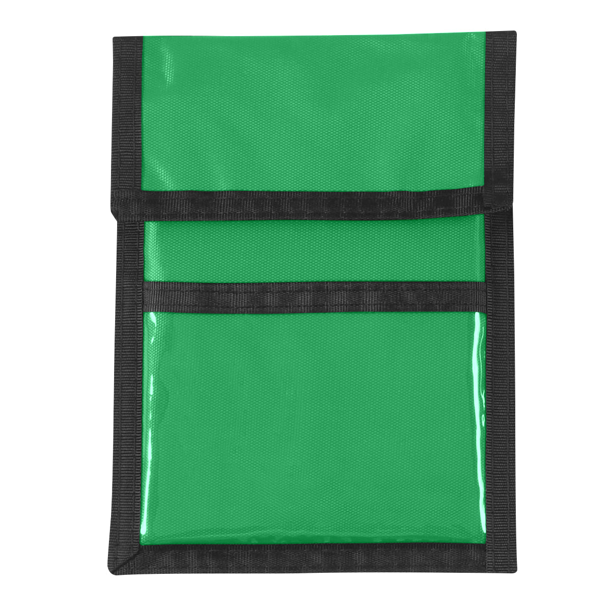 Nylon Neck Wallet Badge Holder - Recycled Kelly Green