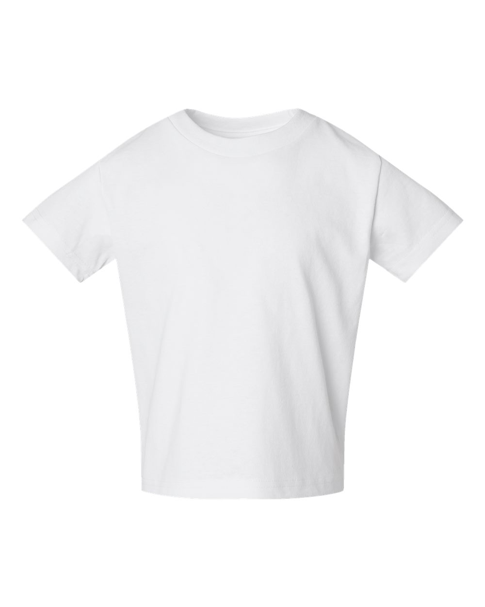 Rabbit Skins Toddler Cotton Jersey T-Shirt - White