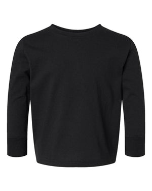 Rabbit Skins Toddler Long-Sleeve T-Shirt - Black