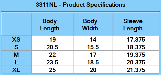 Next Level Apparel Youth Cotton Long Sleeve T-Shirt - Specs