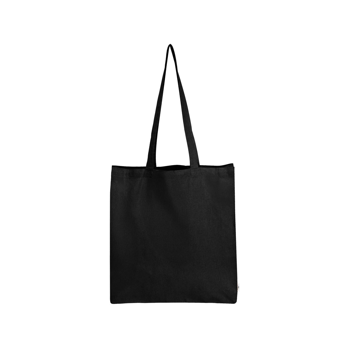Arden 3 oz. Recycled Cotton Canvas Tote Bag - Black