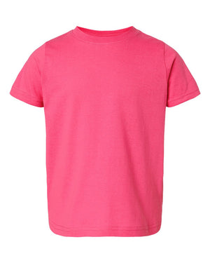 Rabbit Skins Toddler Fine Jersey Tee - Hot Pink