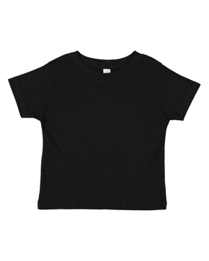 Rabbit Skins Infant Fine Jersey T-Shirt - Black