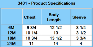 Rabbit Skins Infant Cotton Jersey Tee - Specs