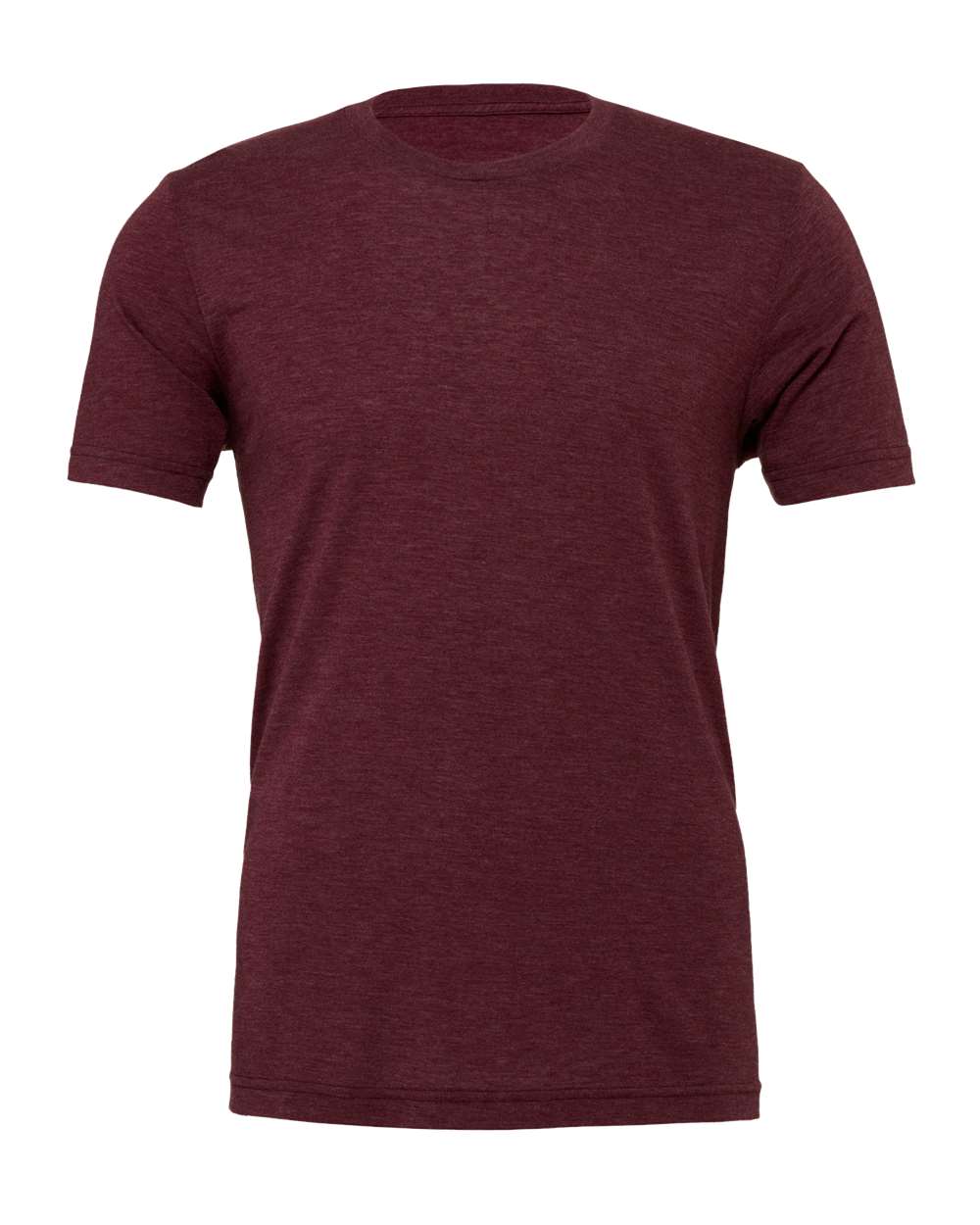 BELLA + CANVAS Unisex Triblend T-Shirt - Maroon Triblend