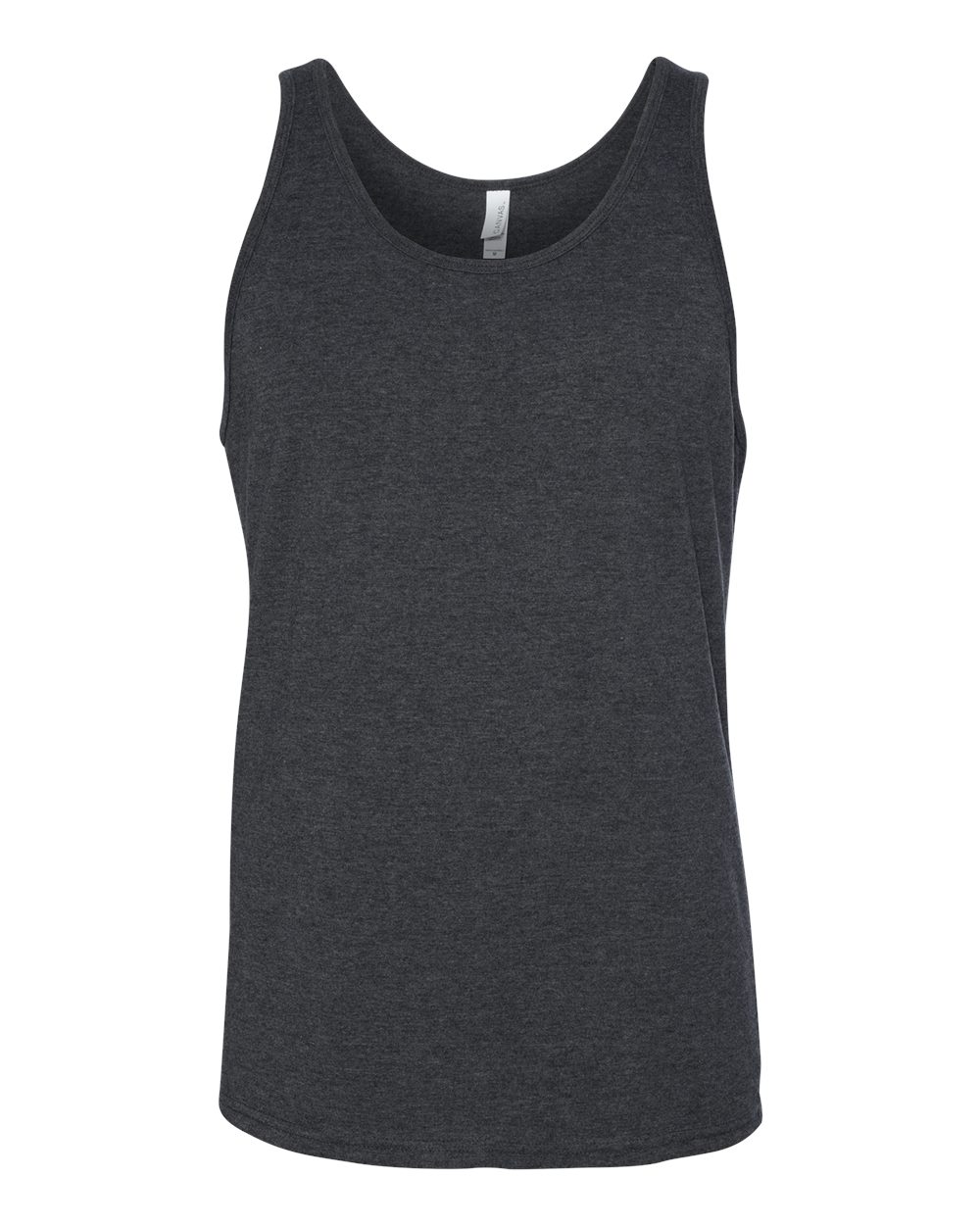 BELLA + CANVAS Unisex Heather CVC Tank - Dark Grey Heather