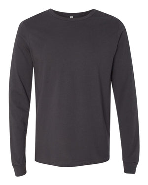 BELLA + CANVAS Unisex Jersey Long-Sleeve T-Shirt - Dark Grey