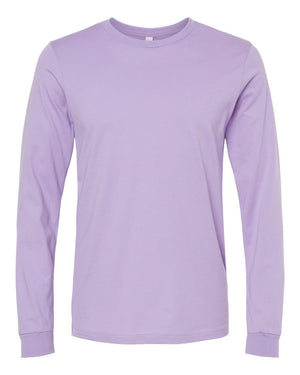 BELLA + CANVAS Unisex Jersey Long-Sleeve T-Shirt - Dark Lavender