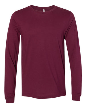 BELLA + CANVAS Unisex Jersey Long-Sleeve T-Shirt - Maroon