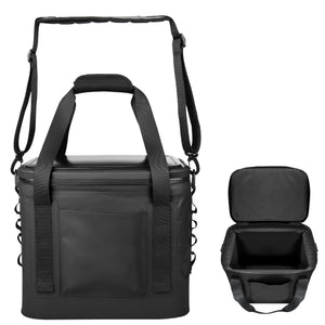Intrepid Water Resistant 18-Can Cooler Bag - Black