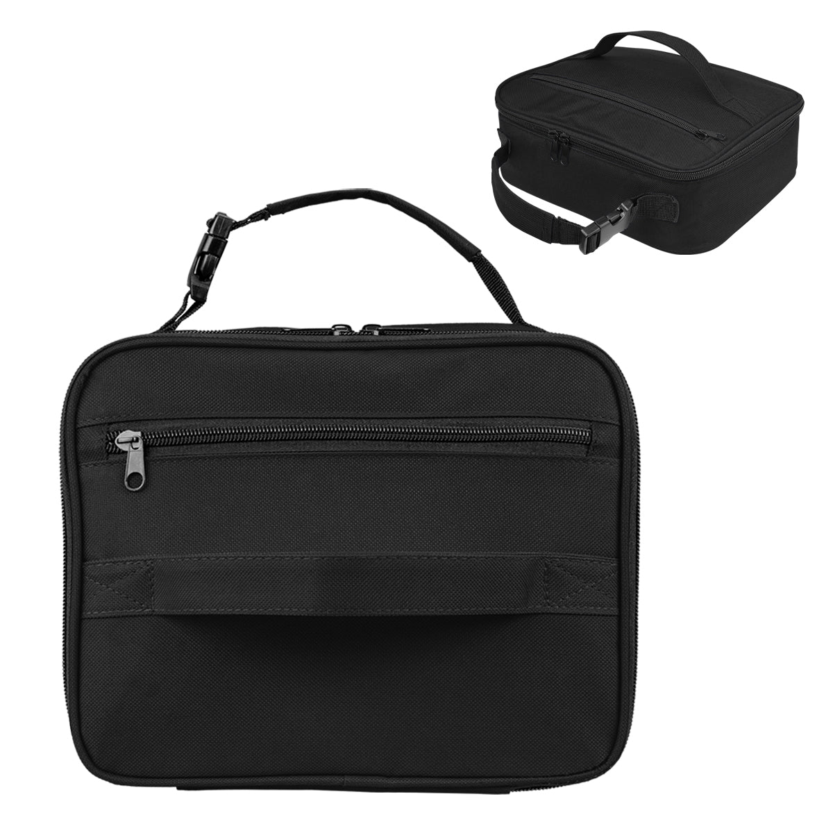 Dual Handle Lunch Bag - Black
