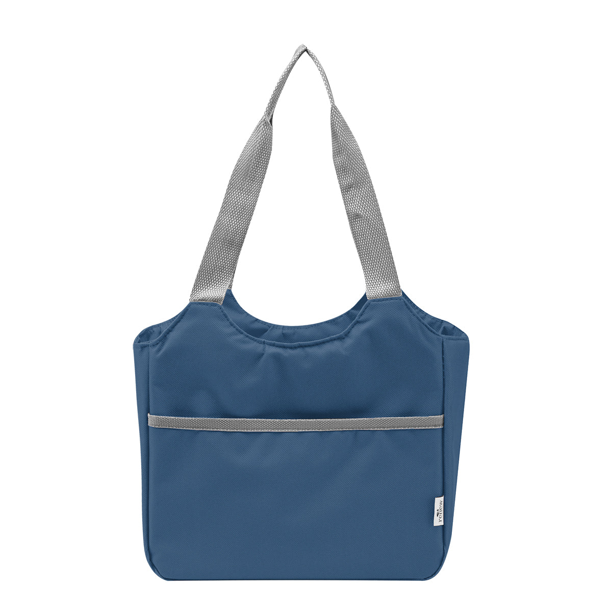 Ashton rPET Cooler Tote Bag - Navy With Grey