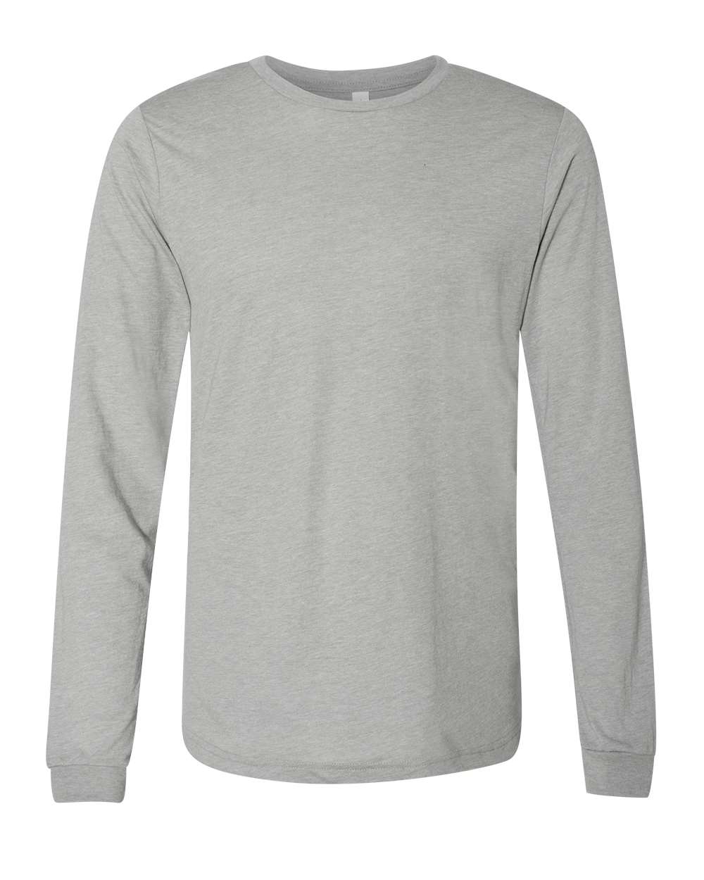 BELLA + CANVAS Unisex Triblend Long-Sleeve T-Shirt - Athletic Grey Triblend