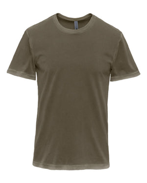 Next Level Unisex Soft Wash T-Shirt - Washed Military Green