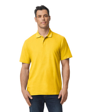 Men's Softstyle Double Pique Polo - Daisy