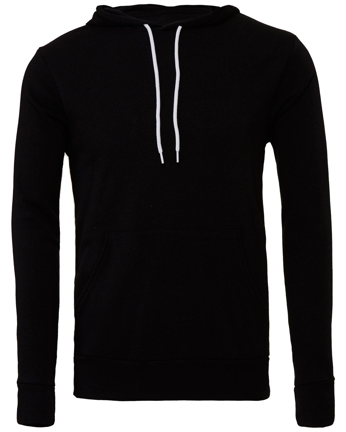 Bella + Canvas Youth Sponge Fleece Pullover Hooded Sweatshirt - Black