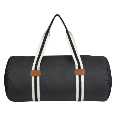 Capetown Heathered Duffel Bag - Black