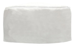 Poly-Cotton Chef's Cap - White