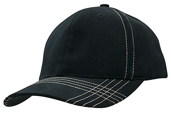 6 Onl BHC Cap with Contrast Stitching - Custom Embroidered -
