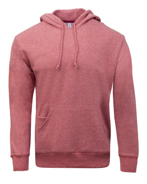 Unisex Triblend French Terry Hoodie - Cardinal Heather