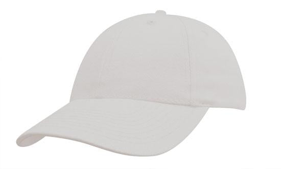 6 Panel BHC Childs Baseball Cap - White