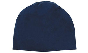 Cotton Beanie - Navy