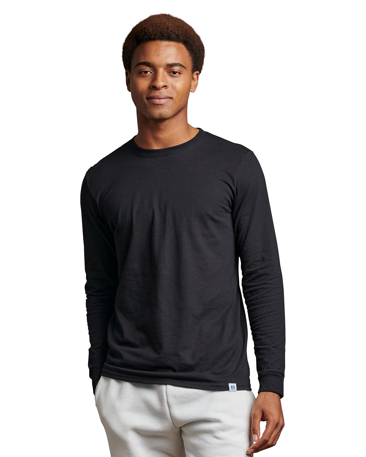 Unisex Essential Performance Long-Sleeve T-Shirt - Black