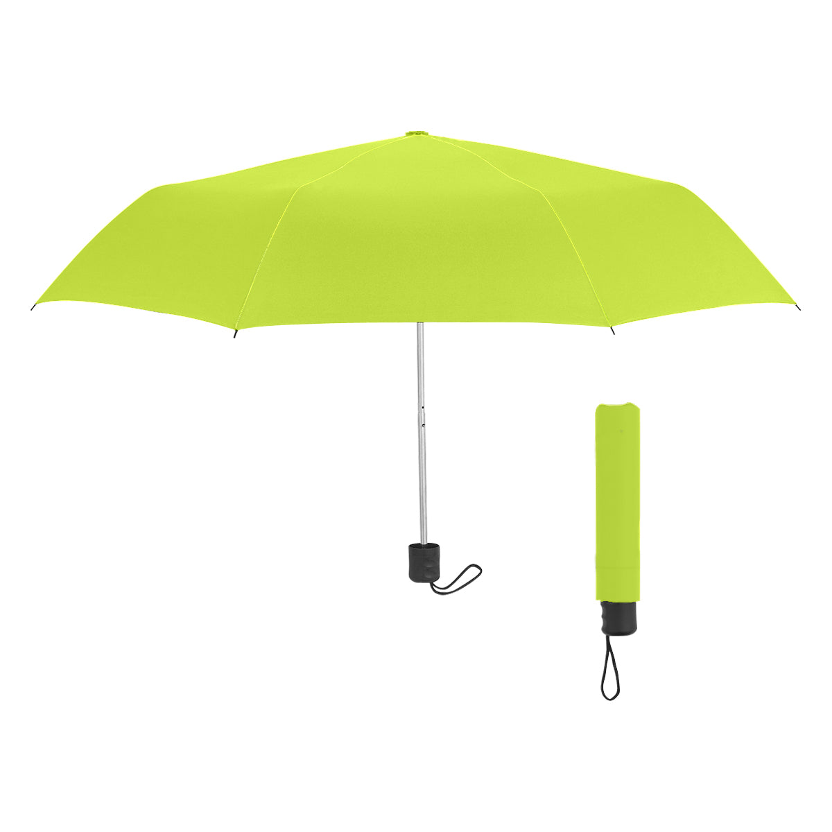 42" Arc Budget Telescopic Umbrella - Lime