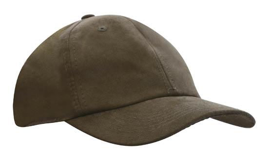 6 Panel Semi-Structured Tactel Cap - Green