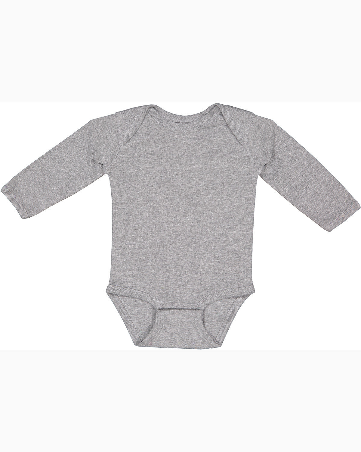 Rabbit Skins Infant Long-Sleeve Bodysuit - Heather
