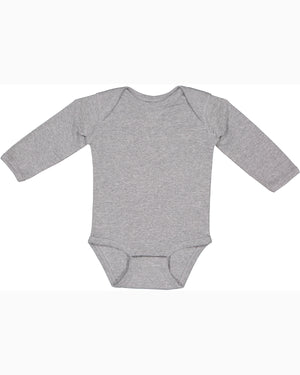 Rabbit Skins Infant Long-Sleeve Bodysuit - Heather