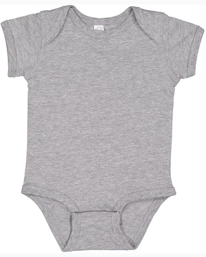 Rabbit Skins Infant Fine Jersey Bodysuit - Heather