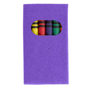 6-Piece Crayon Set - Purple